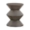 Armen Living Lizzie Concrete Indoor Outdoor Accent Stool End Table LCTGBACCGR - alternate 1